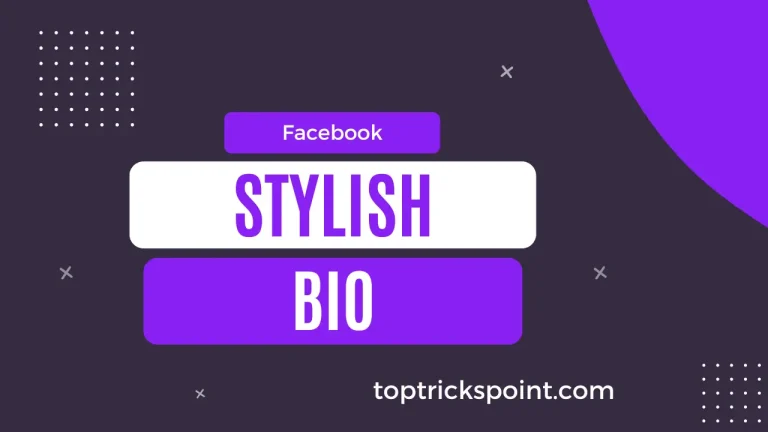 300+ Facebook Stylish Bio (Copy and Paste) 2023