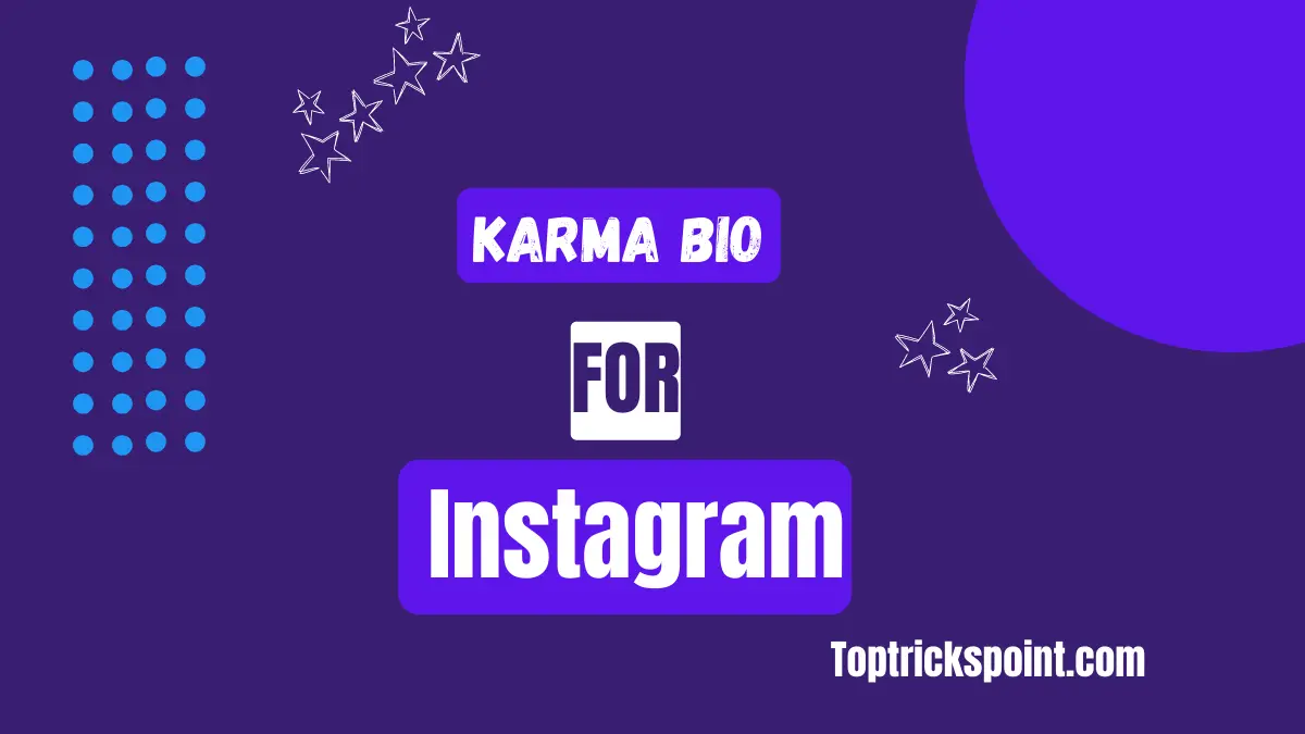 Karma bio for instagram