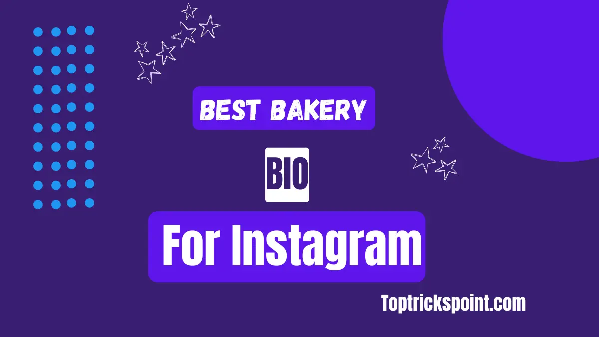 Best bakery bio for instagram bio toptrickspoint.com