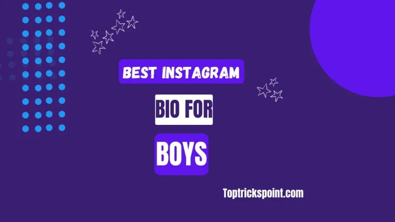 500+ Best Instagram bio for boys
