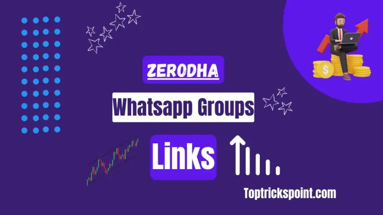 825+ Latest Active Zerodha WhatsApp group links